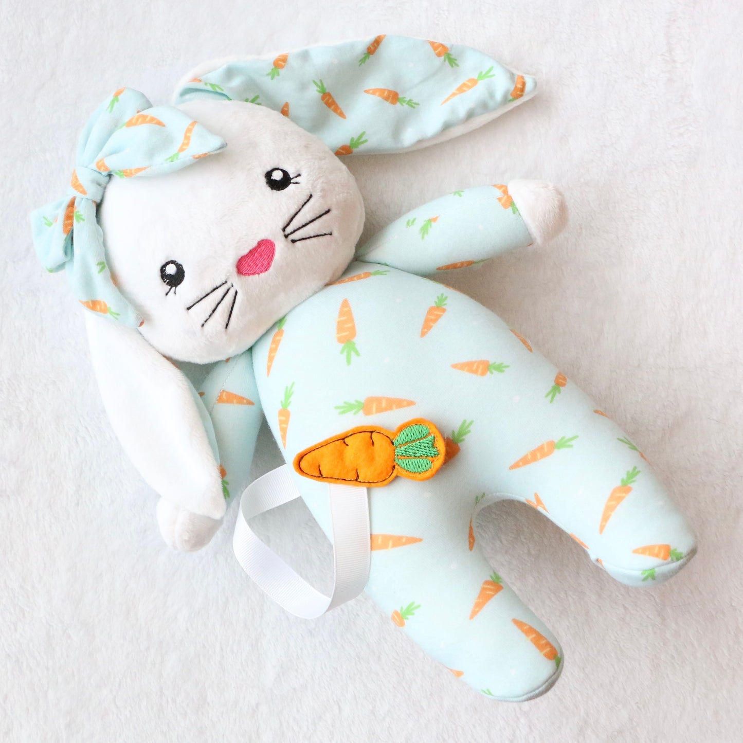 Carrot PJ Snuggle Bunny Doll